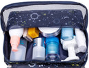 Hanging Travel Toiletry Bag Cosmetic Make up Organizer for Women and Girls Waterproof (Blue Galaxy (upgrade)) Narwey Store