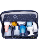 Hanging Travel Toiletry Bag Cosmetic Make up Organizer for Women and Girls Waterproof (Blue Galaxy) Narwey