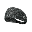 Hanna Roberts Headband with Buttons for Face Masks and Covers, Stretchy and Elastic (Black/White) Hanna Roberts