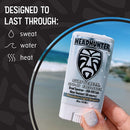 Headhunter Sunscreen Face Stick SPF 45 (Pack of 2), Waterproof Surf Sunblock for Waterman, Water-Resistant Facial Sunscreen for Ultra-Sport Protection and Solar Defense (80 min), Tinted Light Brown Headhunter