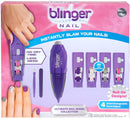 Blinger Ultimate Nail Wand Collection, Purple - Glam Your Nails with Sticker Sheets, 1 Step Process, No Drying, No Waiting – Nail Art for School, Parties, Special Occasions, Everyday Use – Exclusive Blinger Store