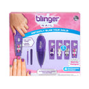 Blinger Ultimate Nail Wand Collection, Purple - Glam Your Nails with Sticker Sheets, 1 Step Process, No Drying, No Waiting – Nail Art for School, Parties, Special Occasions, Everyday Use – Exclusive Blinger