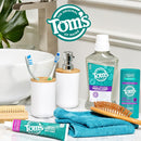 Tom's of Maine Antiplaque and Whitening Toothpaste, Fluoride Free, Fennel, 3 Pack, 4.5 Oz Infinity Warehouse