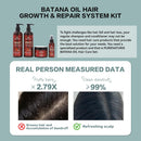 100% Natural Raw Organic Batana Oil Sulfate-Free Complete Hair Growth , Anti-Hair Loss & Repair System Kit – Shampoo, Conditioner, Hair Mask, & Leave-In Spray | Thickness & Prevents Loss for Men Women Infinity Warehouse