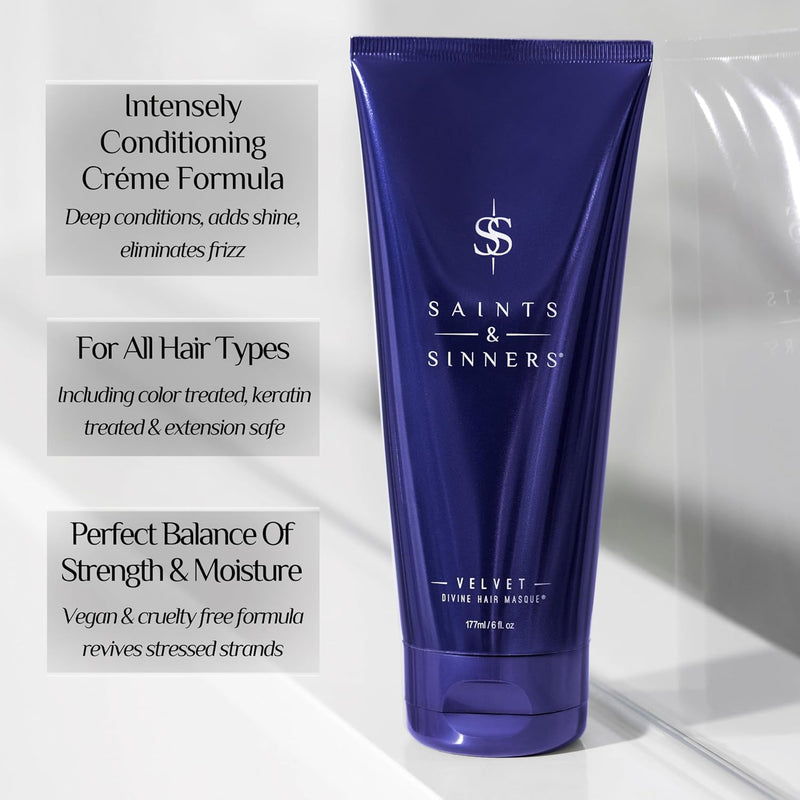 Saints & Sinners Conditioning Duo for Conditioned, Shiny, Moisturized Hair Infinity Warehouse