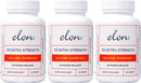 Elon R3 Extra Strength for Hair Growth - Supplements for Women to Grow Thicker, Fuller Hair, Advanced Formula with 5000 mcg Biotin Per Serving & Collagen, 60 Count (Pack of 3) Infinity Warehouse