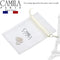 Camila Paris CP3071 French Hair Clips for Women, Handmade, White, Small, Girls Hair Claw Clips Jaw, Durable Styling Hair Accessories for Women, Strong Hold No Slip Grip, Made in France Camila