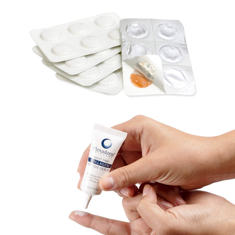 Age Defying Duo - Plexaderm Night Time Collagen Serum, firmer, fuller looking skin + Rapid Reduction Eye Serum, Age Defying Eye Treatment, Visibly Reduce Under Eye Bags & Wrinkles Plexaderm