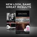 John Frieda Precision Foam Hair Color, Light Natural Brown 6N, Full-coverage Hair Color Kit, with Thick Foam for Deep Color Saturation (Pack of 2) John Frieda