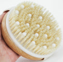 Dry Brushing Body Brush - Round Exfoliating Brush, Body Brush, Dry Brush for Cellulite and Improved Lymphatic Drainage Massager & Body Scrubber Brush for Skin & Body Exfoliator, Skin Brush… Beauty by Earth
