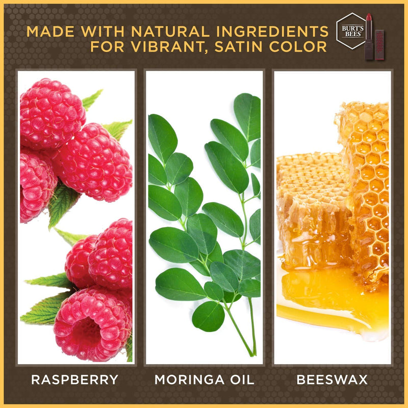 Burts Bees 100% Natural Moisturizing Lipstick, Doused Rose, 1 Tube Burt's Bees