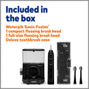 Waterpik Sonic-Fusion 2.0 Professional Flossing Toothbrush, Electric Toothbrush and Water Flosser Combo In One, Black Waterpik