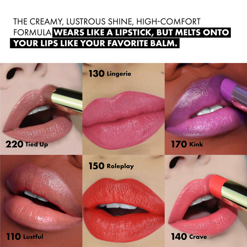 Milani Color Fetish Lipstick- Sheer to Medium Coverage Lip Balm Milani