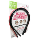 Scunci The Most Comfortable Headband Ever, Flexible No-Slip Grip, 2-pcs per Pack in Assorted Colors (1-Pack) Scunci