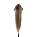100% Remy Human Hair Ponytail Extension One Piece Claw/Jaw Clip Ponytail Hairpiece Clip In Pony Tail Extensions For Girl Lady Women Long Straight