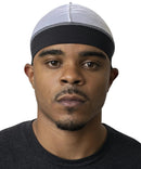 Veeta Superior Wave Cap - Smooth Silky Fabric | Maximum Compression Wave Cap | Soft Elastic Headband | Outside Seam Stitching (Ghost White) Veeta