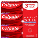 Colgate Optic White Advanced Teeth Whitening Toothpaste with Fluoride, 2% Hydrogen Peroxide, Vibrant Clean - 3.2 Ounce (3 Pack) Colgate