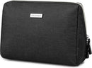 Large Makeup Bag Zipper Pouch Travel Cosmetic Organizer for Women and Girls (Large, Black) Narwey Store