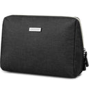 Large Makeup Bag Zipper Pouch Travel Cosmetic Organizer for Women and Girls (Large, Black) Narwey