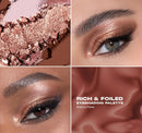 Morphe Rich & Foiled Artistry Palette - 9-Pan Metallic Eye Makeup Palette with Luxe Mattes, Shimmers, and Foil-Finishes - Mauve & Pink Colors with Luminous Shine - Rose to Fame (0.35 oz) Infinity Warehouse