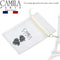 Camila Paris CP3087 French Hair Clip for Women, Set of 2 Small Gray Girls Hair Claw Clips Fashion Durable Hair Accessories for Women, Luxury Ladies Strong Hold No Slip Grip Clamp, Made in France Camila