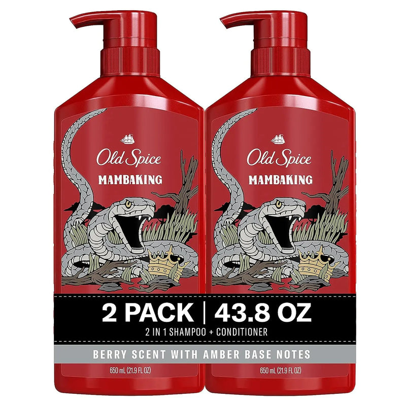 Old Spice Swagger 2-in-1 Shampoo and Conditioner Set for Men, Cedarwood Lime Scent, Get Up To 80% Fuller-Looking Hair, Barbershop Quality, 29.2 Fl Oz Each, 2 Pack Infinity Warehouse