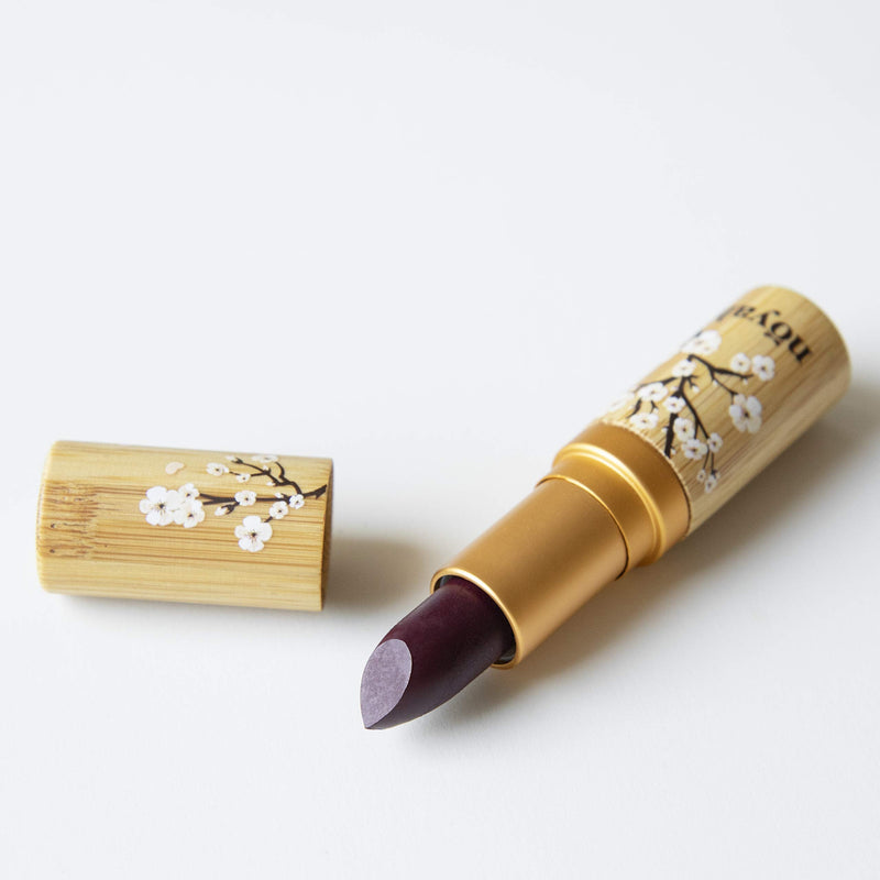 Noyah Lipstick, Currant News, 0.16 oz. + Natural Cosmetics E-Book Noyah