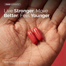 Urolithin A Supplement with NAD+, Resveratrol, CoQ10 & PQQ, High Potency 5-in-1 Longevity Formula, Mitochondrial Support for Healthy Aging, Energy & Muscle Strength, 120 Softgels - 2 Month Supply Infinity Warehouse