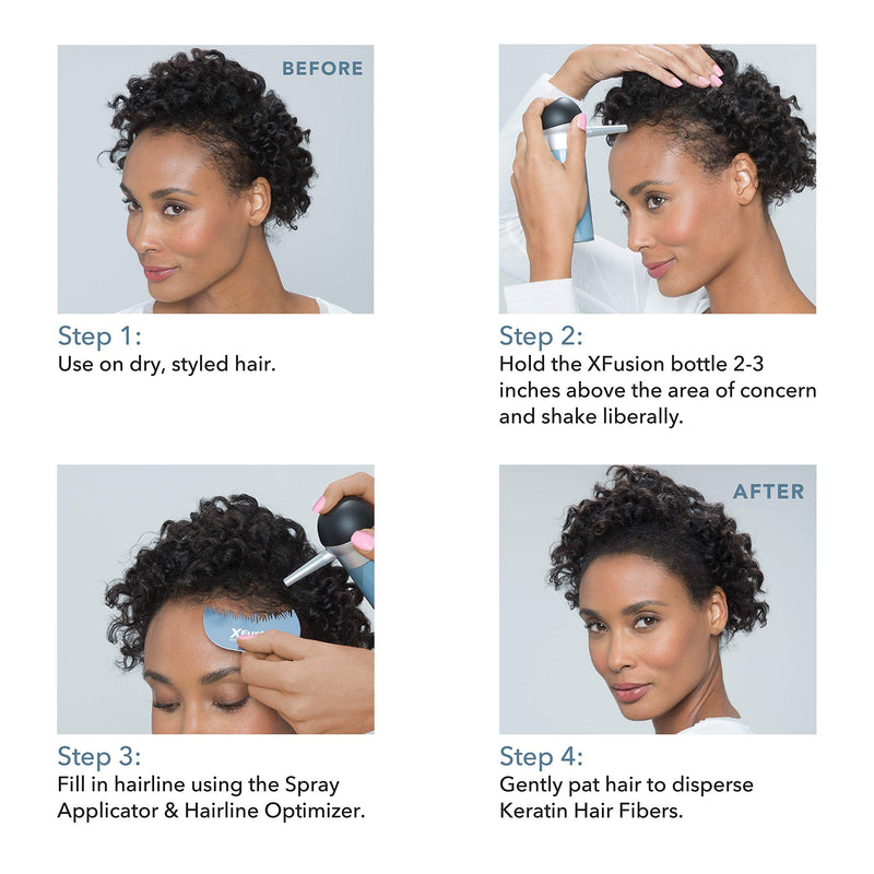 XFusion Keratin Hair Fibers - Medium Brown (15g) XFusion