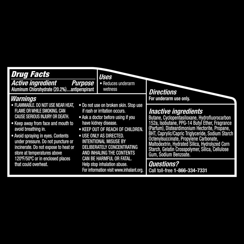 Degree Men Ultrclear Antiperspirant Spray Protects from Deodorant Stains Black + White Instantly Dry Spray Deodorant 3.8 oz 3 Count DEGREE