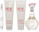 Paris Hilton Can 4 Pc. Gift Set (1 X Edp Spray 3.4 Ounce + 1 X Can Edp Spray 0.34 Ounce + 1 X Body Lotion 3 Ounce + 1 X Bath & Shower Gel 3 Ounce), 3.4 Fl Ounce Paris Hilton