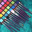 UCANBE Spotlight Eyeshadow Palette + 15 PCS Eye Brushes Makeup Set, Professional 40 Color Matte Shimmer Glitter Eye Shadow Pallet Highly Pigmented Waterproof Long Lasting Make up Pallete UCANBE