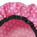 Shower Caps for Women 3 Pack in Different Designs - Large Opening for Short and Long Hair - Reusable Bath Hair Cap for Ladies, Men and Kids UB-STORE
