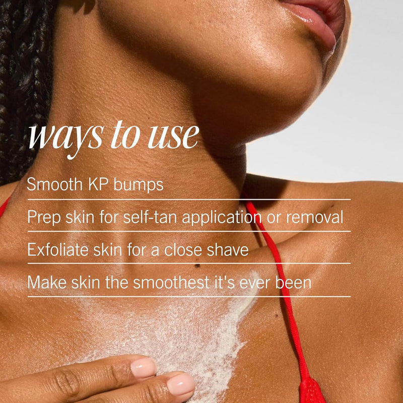 First Aid Beauty - KP Bump Eraser Body Scrub with 10% AHA, Keratosis Pilaris Skin Exfoliater with Glycolic and Lactic acids, Helps Reduce Chicken Skin Bumps, Safe for Sensitive Skin, 10 oz Infinity Warehouse