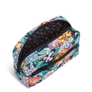 Vera Bradley Women's Cotton Large Cosmetic Makeup Organizer Bag, Happy Blooms, One Size Vera Bradley