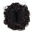 ROSEBUD Chignon Hairpiece Curly Bun Extensions Scrunchie Updo Hair Pieces Synthetic Combs in Messy Bun Hair Piece for Women Rose bud