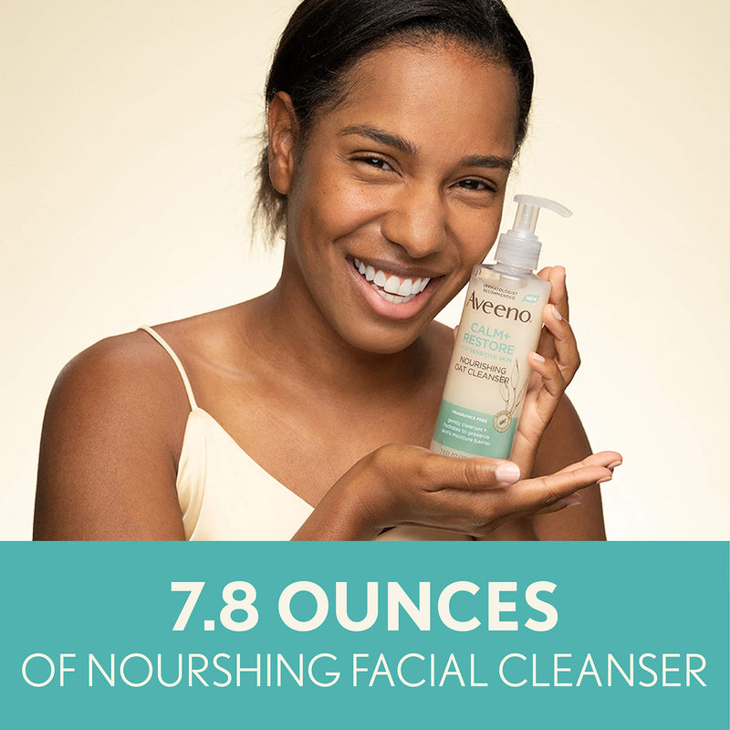 Aveeno Calm and Restore Nourishing Oat Cleanser - 7.8 fl oz Aveeno