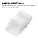 Jacent Mini Exfoliating Sponges: Square Facial Cleansing and Makeup Removal Pads, Suitable For All Skin Types Jacent