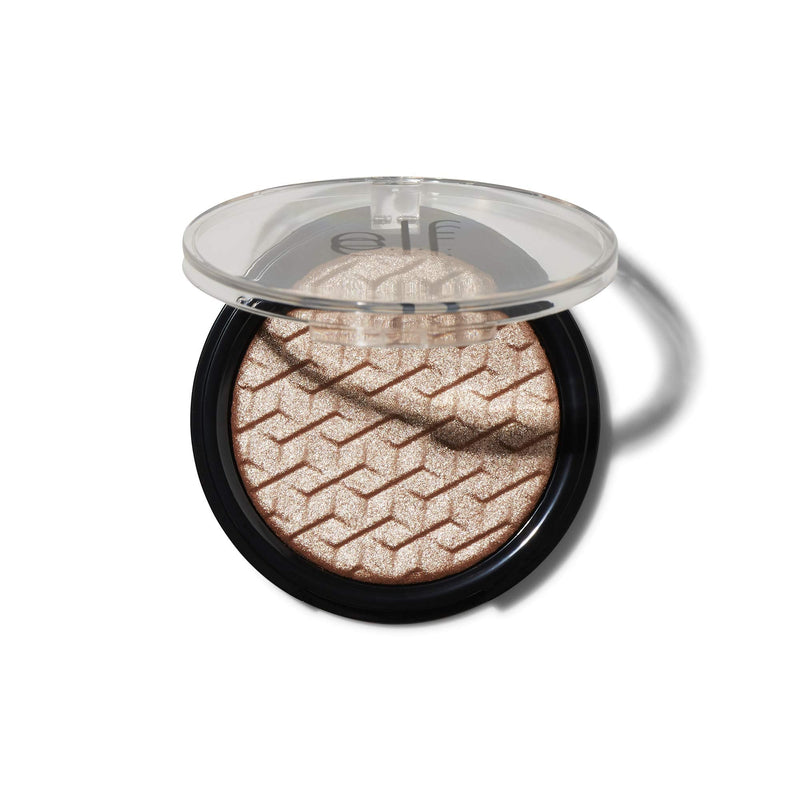 e.l.f, Metallic Flare Highlighter, Versatile, Jelly-like Formula, Multi-Dimensional, Buttery Soft, Creates a High-Luster, High Shimmer Glow, Rose Gold, Applies Wet or Creamy, 0.18 Oz e.l.f.