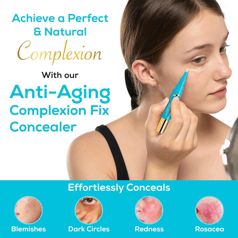 Veil Cosmetics - Complexion Fix Concealer - Liquid Concealer for Under Eye + Dark Circles - Highlight, Contour, Correct - Anti-Aging - Vegan Makeup Pen - Hydrating Lightweight (2N Light Neutral) Infinity Warehouse