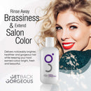 Purple Conditioner for Blonde Hair by GBG – 3min Mirror Shine Daily Restoration Mask Transforms Brassy, Yellow Dinge in Highlighted, Grey or Blonde Hair – MIT & Paraben Free Blue Hair Mask Toner 8oz Get Back Gorgeous