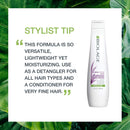 BIOLAGE Hydra Source Detangling Solution Conditioner | Detangles & Controls Static For Less Frizz & Fly-Aways | For Dry Hair | Paraben Free | Vegan | 13.5 Fl. Oz. BIOLAGE