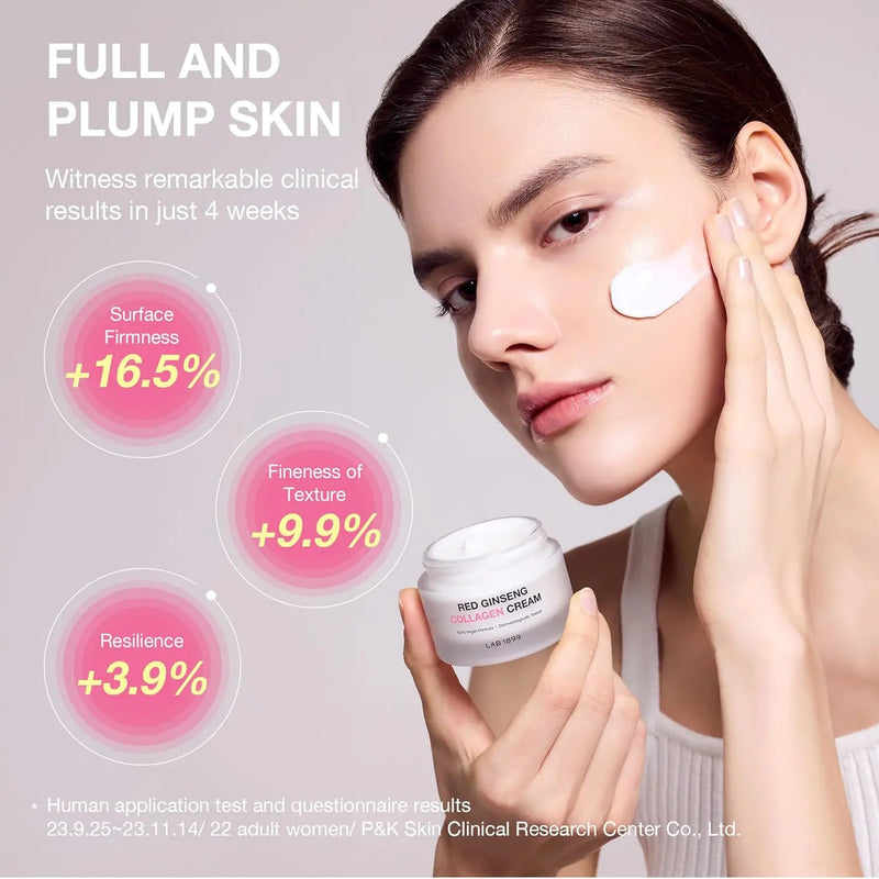 Donginbi LAB 1899 Red Ginseng Collagen Cream - Multi Elasticity, Vegan, Facial Moisturizer, Improved Skin Density & Barrier with Antioxidant Ginsenosides, Korean Skin Care, 1.69 floz Infinity Warehouse