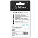 Dr. Emma Soft Rubberized Dental Picks Brush Picks, 100 Count (1 Packs, Charcoal) Dr. Emma