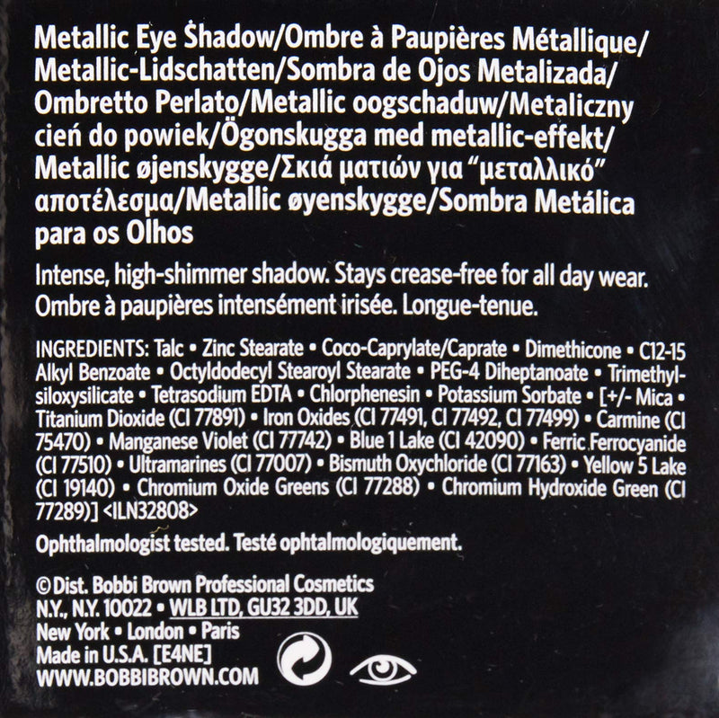 Bobbi Brown Metallic Eye Shadow 13 Cognac for Women, 0.1 Ounce Bobbi Brown