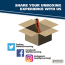 Wahl Beard & Mustache Comb for Men's Grooming - Handcrafted & Hand Cut with Cellulose Acetate - Smooth, Rounded Tapered Teeth - Model 3323 WAHL