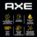 AXE Body Wash 12h Refreshing Scent Dark Temptation Dark Chocolate Men's Body Wash with 100 percent Plant-Based Moisturizers 16 oz AXE Store