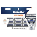 Gillette SkinGuard Mens Razor Blade Refills, 12 Count, Designed for Men with Skin Irritation Gillette