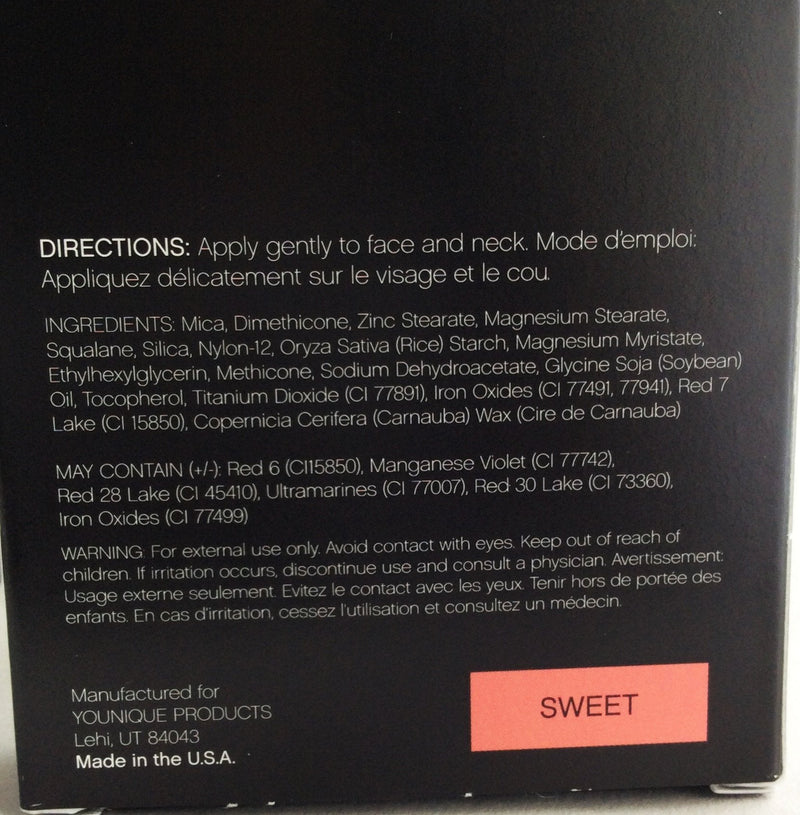 Younique Moodstruck Minerals Pressed Blusher 9.89g (Sweet) YOUNIQUE