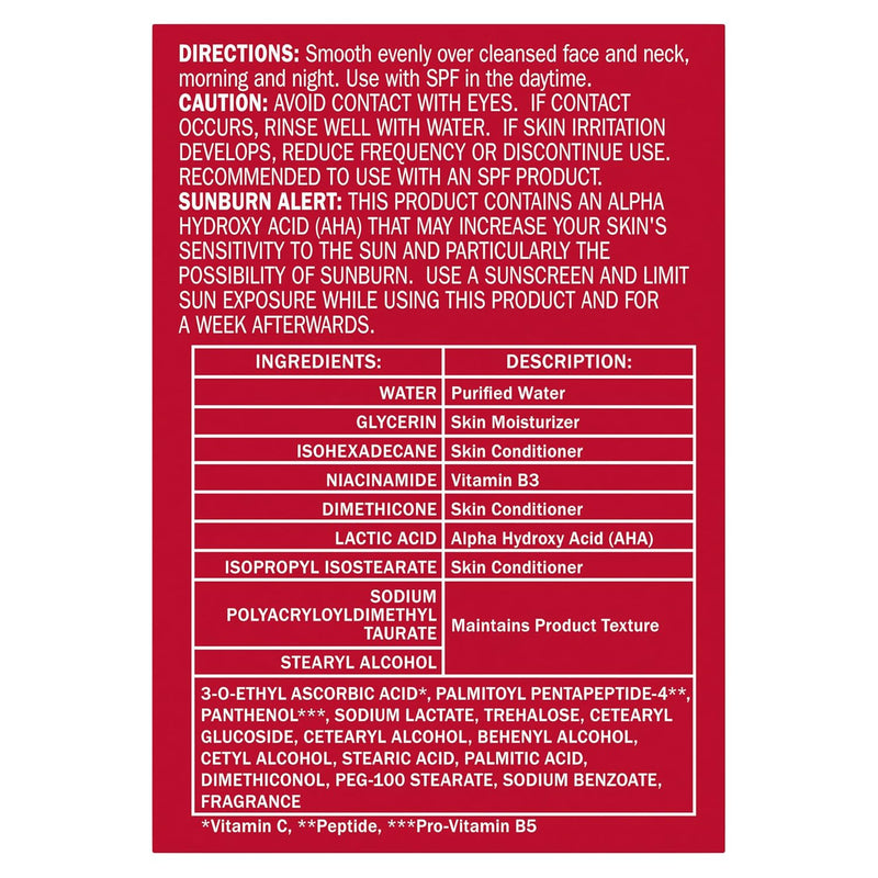 Olay Vitamin C Lightweight Face Moisturizer - Brighten - Even Tone - Hydrate - Lightweight Anti-Aging Cream for Dark Spots and Dry Skin, 1.7 oz - Infinity Warehouse